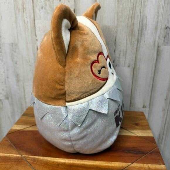 Squishmallows Regina the Corgi Valentine's Day Plush Toy Silver Small‎ 12" - Picture 2 of 5